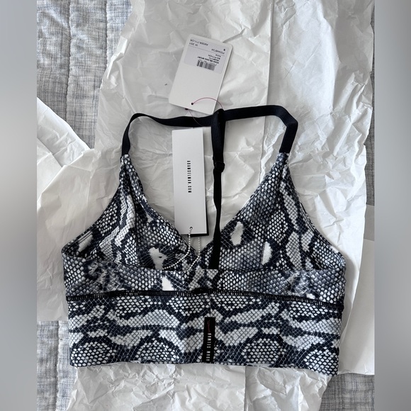 Adam Selman Sports Bra Python Snake Reptile Print NWT Size S - Picture 6 of 8